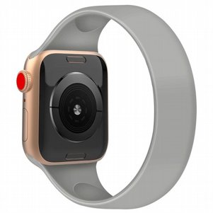 רצועת סיליקון מדגם Solid Color Elastic Silicone Band מבית LaTera לשעון חכם מדגם: Apple Watch 42mm/44mm/45mm (צבע Grey) רצועת סיליקון מדגם Solid Color Elastic Silicone Band מבית LaTera לשעון חכם מדגם: Apple Watch 42mm/44mm/45mm (צבע Grey)