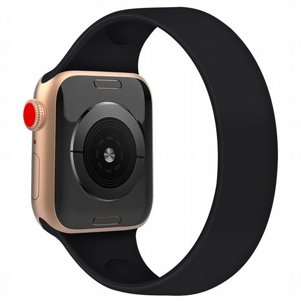 רצועת סיליקון מדגם Solid Color Elastic Silicone Band מבית LaTera לשעון חכם מדגם: Apple Watch 42mm/44mm/45mm (צבע Black) רצועת סיליקון מדגם Solid Color Elastic Silicone Band מבית LaTera לשעון חכם מדגם: Apple Watch 42mm/44mm/45mm (צבע Black)