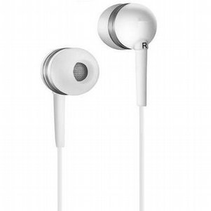 אוזניות In-Ear סטריאו מדגם SL-007 מבית Silver Line (צבע לבן) אוזניות In-Ear סטריאו מדגם SL-007 מבית Silver Line (צבע לבן)
