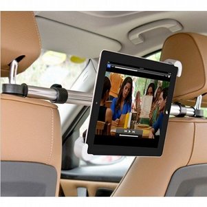תושבת למושב האחורי בין המושבים מדגם Headrest Mount מבית iMOUNT למחשב לוח תושבת למושב האחורי בין המושבים מדגם Headrest Mount מבית iMOUNT למחשב לוח