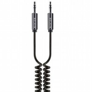 ��� AUX ������ ���� Coiled AUX Cable ���� Belkin (���� ���� 180 �"�)