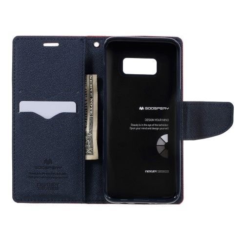 ����� ���� Fancy Diary ���� Mercury ������ ������� ����: Samsung Galaxy S8 Plus (��� Dark Blue/Red)