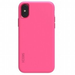 נרתיק קשיח מדגם Matrix Colour מבית SKECH לטלפון סלולארי מדגם: iPhone X / XS (צבע ורוד) נרתיק קשיח מדגם Matrix Colour מבית SKECH לטלפון סלולארי מדגם: iPhone X / XS (צבע ורוד)