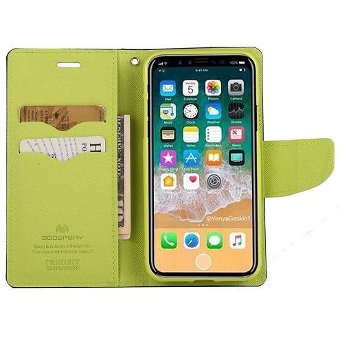 ����� ���� Fancy Diary ���� Mercury ������ ������� ����: iPhone X / XS (��� Dark Blue/Green)