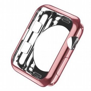 נרתיק סיליקון מבית ROCK לשעון יד חכם מדגם: Apple Watch 42mm (צבע ורוד) נרתיק סיליקון מבית ROCK לשעון יד חכם מדגם: Apple Watch 42mm (צבע ורוד)