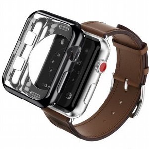 נרתיק סיליקון מבית Dux Ducis לשעון יד חכם מדגם: Apple Watch 38mm (צבע שחור) נרתיק סיליקון מבית Dux Ducis לשעון יד חכם מדגם: Apple Watch 38mm (צבע שחור)
