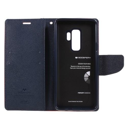 ����� ���� Fancy Diary ���� Mercury ������ ������� ����: Samsung Galaxy S9 (��� Dark Blue/Red)