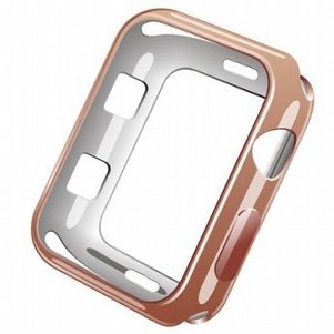 נרתיק סיליקון מבית ROCK לשעון יד חכם מדגם: Apple Watch 38mm (צבע זהב) נרתיק סיליקון מבית ROCK לשעון יד חכם מדגם: Apple Watch 38mm (צבע זהב)