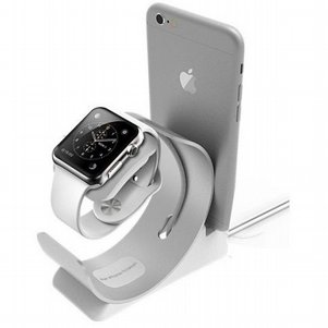 מעמד שולחני מדגם Holder Stand מבית LaTera לטעינת שעון יד חכם Apple Watch + אייפון עם חיבור Lightning מעמד שולחני מדגם Holder Stand מבית LaTera לטעינת שעון יד חכם Apple Watch + אייפון עם חיבור Lightning