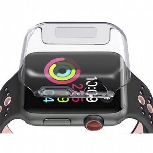 נרתיק סיליקון מבית ROCK לשעון יד חכם מדגם: Apple Watch 44mm (כולל הגנה מלאה על המסך) נרתיק סיליקון מבית ROCK לשעון יד חכם מדגם: Apple Watch 44mm (כולל הגנה מלאה על המסך)