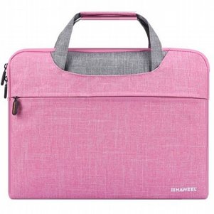 תיק מעטפה כולל ידיות מדגם HANDBAG SPLASH PROOF למחשב נייד 12/12.3/12.5/12.6" מבית HAWEEL (צבע ורוד) תיק מעטפה כולל ידיות מדגם HANDBAG SPLASH PROOF למחשב נייד 12/12.3/12.5/12.6" מבית HAWEEL (צבע ורוד)