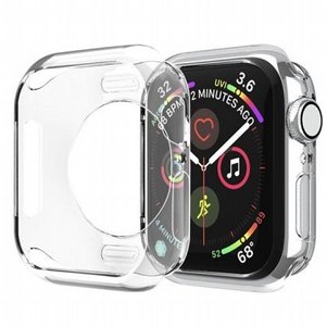 נרתיק סיליקון מבית ROCK לשעון יד חכם מדגם: Apple Watch 44mm (צבע שקוף) נרתיק סיליקון מבית ROCK לשעון יד חכם מדגם: Apple Watch 44mm (צבע שקוף)