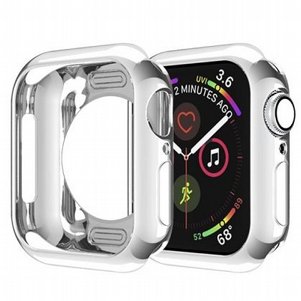 נרתיק סיליקון מבית ROCK לשעון יד חכם מדגם: Apple Watch 40mm (צבע כסף) נרתיק סיליקון מבית ROCK לשעון יד חכם מדגם: Apple Watch 40mm (צבע כסף)