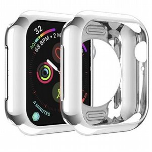 נרתיק סיליקון מבית LaTera לשעון יד חכם מדגם: Apple Watch 40mm (צבע כסף) נרתיק סיליקון מבית LaTera לשעון יד חכם מדגם: Apple Watch 40mm (צבע כסף)