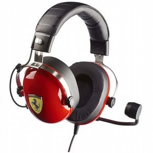 אוזניות ומיקרופון Gaming מדגם T.Racing Scuderia Ferrari Edition מבית Thrustmaster לקונסולת משחק XBOX One אוזניות ומיקרופון Gaming מדגם T.Racing Scuderia Ferrari Edition מבית Thrustmaster לקונסולת משחק XBOX One