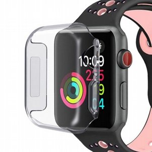 נרתיק סיליקון מבית LaTera לשעון יד חכם מדגם: Apple Watch 38mm (כולל הגנה מלאה על המסך) נרתיק סיליקון מבית LaTera לשעון יד חכם מדגם: Apple Watch 38mm (כולל הגנה מלאה על המסך)