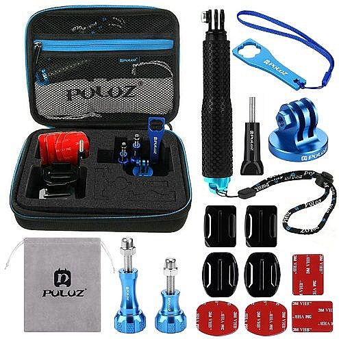 ���� ������� 16 � 1 ���� Combo Kits PKT15 ���� PULUZ ������ ������� GoPro