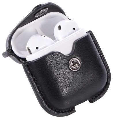 ����� ��� ���� Snap Fastener Leather Case ���� LaTera �������� AirPods (��� ����)