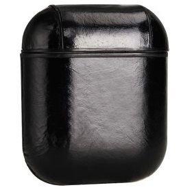 נרתיק עור מדגם Wax Surface Leather Case מבית LaTera לאוזניות AirPods (צבע שחור) נרתיק עור מדגם Wax Surface Leather Case מבית LaTera לאוזניות AirPods (צבע שחור)