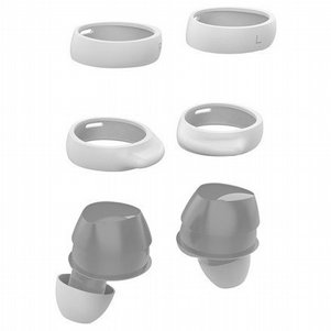 סט מתאמים מדגם Silicone Earplug מבית LaTera לאוזניות מדגם: Samsung Galaxy Buds / Buds Plus (צבע לבן) סט מתאמים מדגם Silicone Earplug מבית LaTera לאוזניות מדגם: Samsung Galaxy Buds / Buds Plus (צבע לבן)