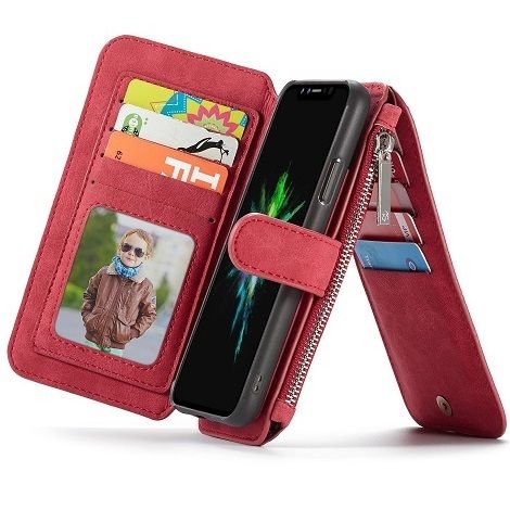 ����� ��� ���� Wallet Case Cover ���� CASEME ������ ������� ����: iPhone XR (���� 14 ���� ������� �����) - ��� ����