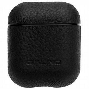 נרתיק עור מדגם Genuine Leather Case מבית QIALINO לאוזניות AirPods נרתיק עור מדגם Genuine Leather Case מבית QIALINO לאוזניות AirPods