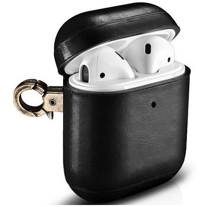 ����� ��� ���� Genuine Hook Leather Case ���� iCARER �������� AirPods