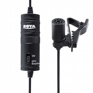 מיקרופון מדגם Clip On Mini מבית BOYA לטלפון סלולארי (מתאים לכל הדגמים) מיקרופון מדגם Clip On Mini מבית BOYA לטלפון סלולארי (מתאים לכל הדגמים)