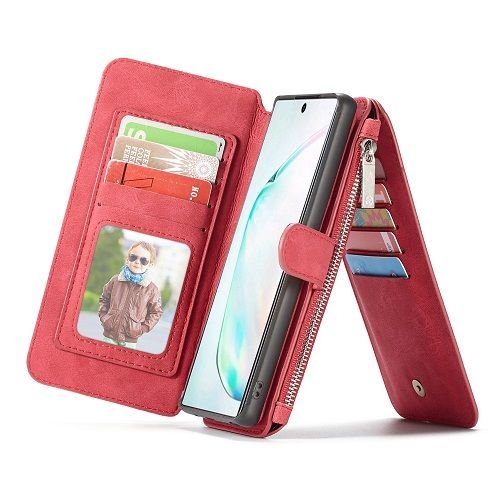����� ��� ���� Wallet Case Cover ���� CASEME ������ ������� ����: Samsung Galaxy Note 10 Plus (���� 14 ���� ������� �����) - ��� ����