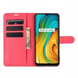 נרתיק עור מדגם Leather Case מבית LaTera לטלפון סלולארי מדגם: Realme C3 (צבע אדום) נרתיק עור מדגם Leather Case מבית LaTera לטלפון סלולארי מדגם: Realme C3 (צבע אדום)