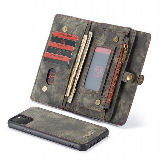 ����� ��� ���� Wallet Case Cover ���� CASEME ������ ������� ����: iPhone 11 Pro Max (���� 14 ���� ������� �����) - ��� ����