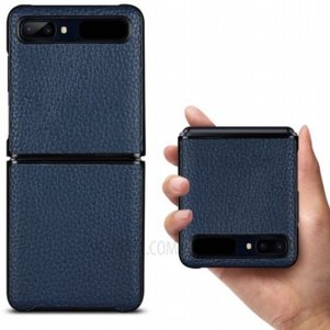 נרתיק עור מדגם FLIP CASE מבית LaTera לטלפון סלולארי מדגם: Samsung Galaxy Z Flip (צבע כחול) נרתיק עור מדגם FLIP CASE מבית LaTera לטלפון סלולארי מדגם: Samsung Galaxy Z Flip (צבע כחול)