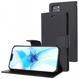 נרתיק מדגם Fancy Diary מבית Mercury לטלפון סלולארי מדגם: iPhone 12 mini (צבע Black) נרתיק מדגם Fancy Diary מבית Mercury לטלפון סלולארי מדגם: iPhone 12 mini (צבע Black)