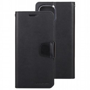 נרתיק עור מדגם Sonata Diary מבית Mercury לטלפון סלולארי מדגם: iPhone 12 Pro Max (צבע שחור) נרתיק עור מדגם Sonata Diary מבית Mercury לטלפון סלולארי מדגם: iPhone 12 Pro Max (צבע שחור)