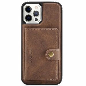 נרתיק עור מדגם Retro Protective Case מבית JEEHOOD לטלפון סלולארי מדגם: iPhone 12 / 12 Pro (צבע חום) נרתיק עור מדגם Retro Protective Case מבית JEEHOOD לטלפון סלולארי מדגם: iPhone 12 / 12 Pro (צבע חום)