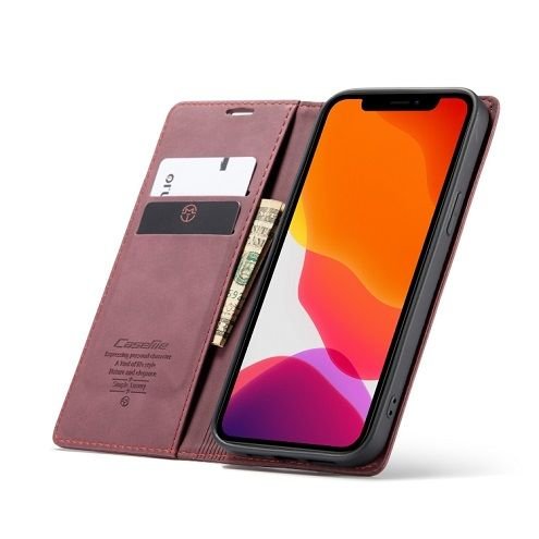 ����� ��� ���� Leather Case ���� CASEME ������ ������� ����: iPhone 12 Pro Max (��� ����)