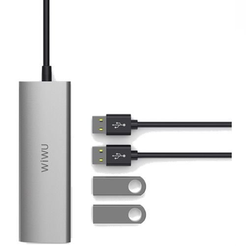 ���� 4 � 1 ������ TYPE C ������ USB 3.0x4 ���� WIWU