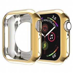 נרתיק סיליקון מבית ROCK לשעון יד חכם מדגם: Apple Watch 44mm (צבע זהב) נרתיק סיליקון מבית ROCK לשעון יד חכם מדגם: Apple Watch 44mm (צבע זהב)