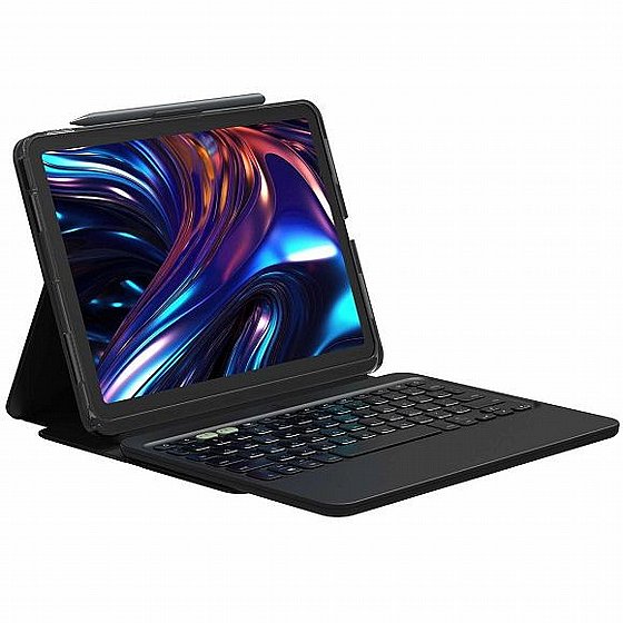 ����� ���� ����� Bluetooth ����� ���� Messenger Folio Keyboard ���� ZAGG ����� ��� ����: iPad Pro 10.5 / iPad Air 2019 (���� ����� ����)