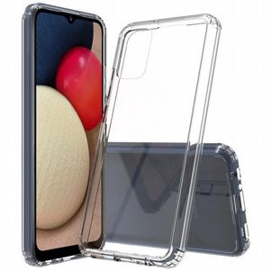 נרתיק סיליקון מדגם SHOCK PROOF מבית VALUE לטלפון סלולארי מדגם: Samsung Galaxy A02S (צבע שקוף) נרתיק סיליקון מדגם SHOCK PROOF מבית VALUE לטלפון סלולארי מדגם: Samsung Galaxy A02S (צבע שקוף)