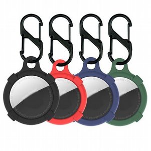מחזיק מפתחות מסיליקון מדגם Silicone Keychain Case מבית LaTera לתג החכם AirTag (כמות 4 יחידות) מחזיק מפתחות מסיליקון מדגם Silicone Keychain Case מבית LaTera לתג החכם AirTag (כמות 4 יחידות)