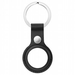 מחזיק מפתחות מעור מדגם Leather Keychain Case מבית LaTera לתג החכם AirTag (צבע שחור) מחזיק מפתחות מעור מדגם Leather Keychain Case מבית LaTera לתג החכם AirTag (צבע שחור)