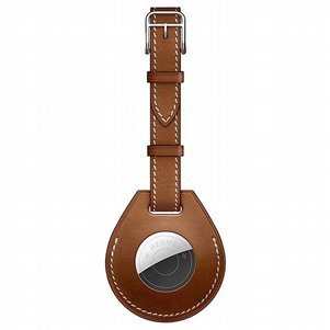 מחזיק מפתחות מעור מדגם Genuine Leather Strip Keychain Case מבית JIUYU לתג החכם AirTag (צבע חום) מחזיק מפתחות מעור מדגם Genuine Leather Strip Keychain Case מבית JIUYU לתג החכם AirTag (צבע חום)