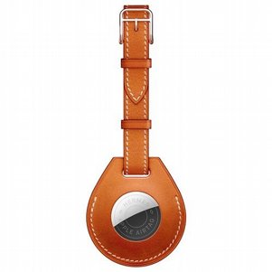 מחזיק מפתחות מעור מדגם Genuine Leather Strip Keychain Case מבית JIUYU לתג החכם AirTag (צבע כתום) מחזיק מפתחות מעור מדגם Genuine Leather Strip Keychain Case מבית JIUYU לתג החכם AirTag (צבע כתום)