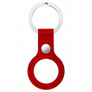 מחזיק מפתחות מעור מדגם Leather Keychain Case מבית LaTera לתג החכם AirTag (צבע אדום) מחזיק מפתחות מעור מדגם Leather Keychain Case מבית LaTera לתג החכם AirTag (צבע אדום)