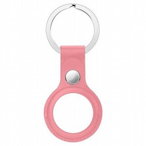 מחזיק מפתחות מעור מדגם Leather Keychain Case מבית LaTera לתג החכם AirTag (צבע ורוד) מחזיק מפתחות מעור מדגם Leather Keychain Case מבית LaTera לתג החכם AirTag (צבע ורוד)