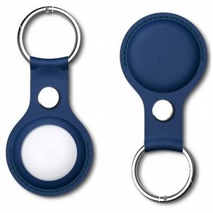 מחזיק מפתחות דמוי עור מדגם PU Leather Keychain Case מבית LaTera לתג החכם AirTag (צבע כחול) מחזיק מפתחות דמוי עור מדגם PU Leather Keychain Case מבית LaTera לתג החכם AirTag (צבע כחול)