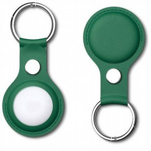 מחזיק מפתחות דמוי עור מדגם PU Leather Keychain Case מבית LaTera לתג החכם AirTag (צבע ירוק) מחזיק מפתחות דמוי עור מדגם PU Leather Keychain Case מבית LaTera לתג החכם AirTag (צבע ירוק)