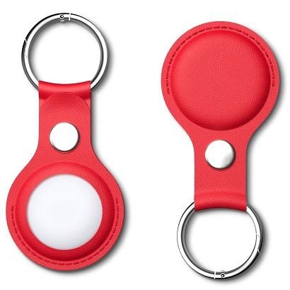 ����� ������ ���� ��� ���� PU Leather Keychain Case ���� LaTera ��� ���� AirTag (��� ����)