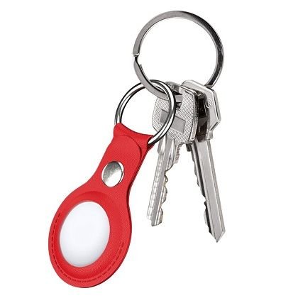 ����� ������ ���� ��� ���� PU Leather Keychain Case ���� LaTera ��� ���� AirTag (��� ����)